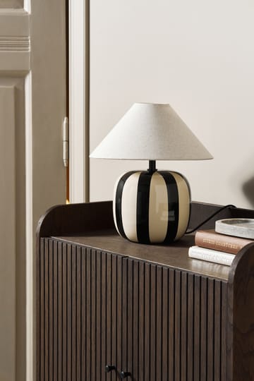 Lámpara de mesa Alvar 31 cm - Negro - Scandi Living