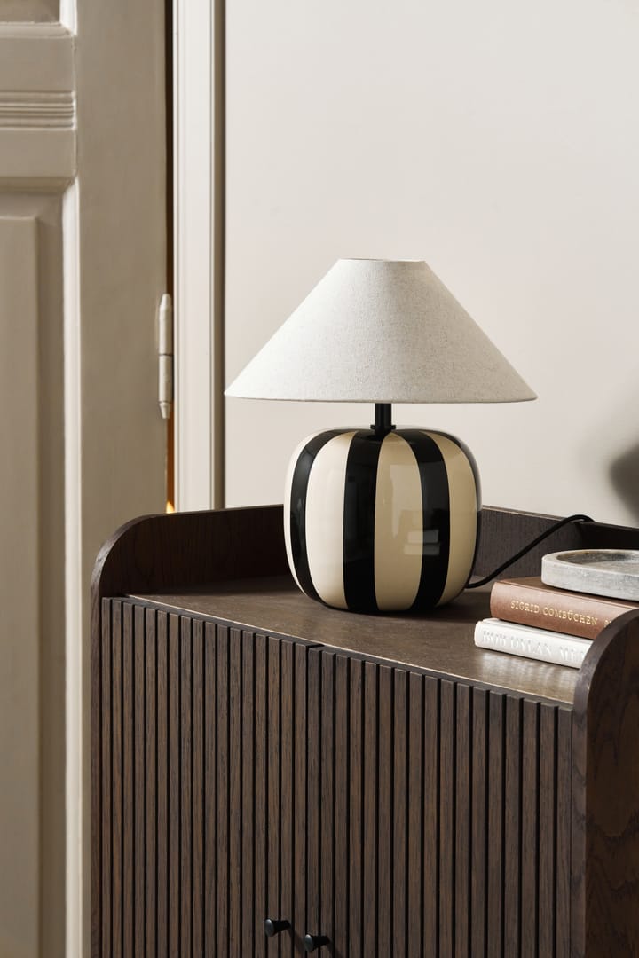 Lámpara de mesa Alvar 31 cm, Negro Scandi Living