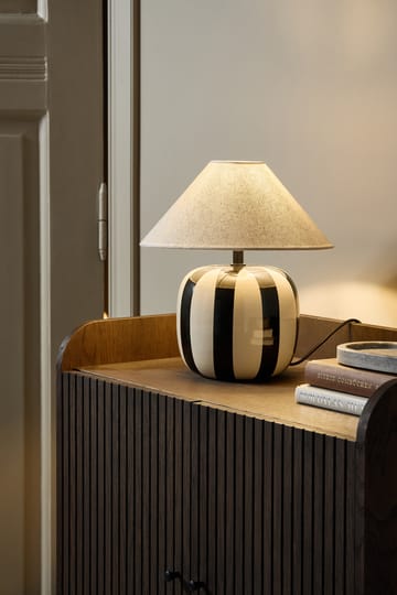 Lámpara de mesa Alvar 31 cm - Negro - Scandi Living