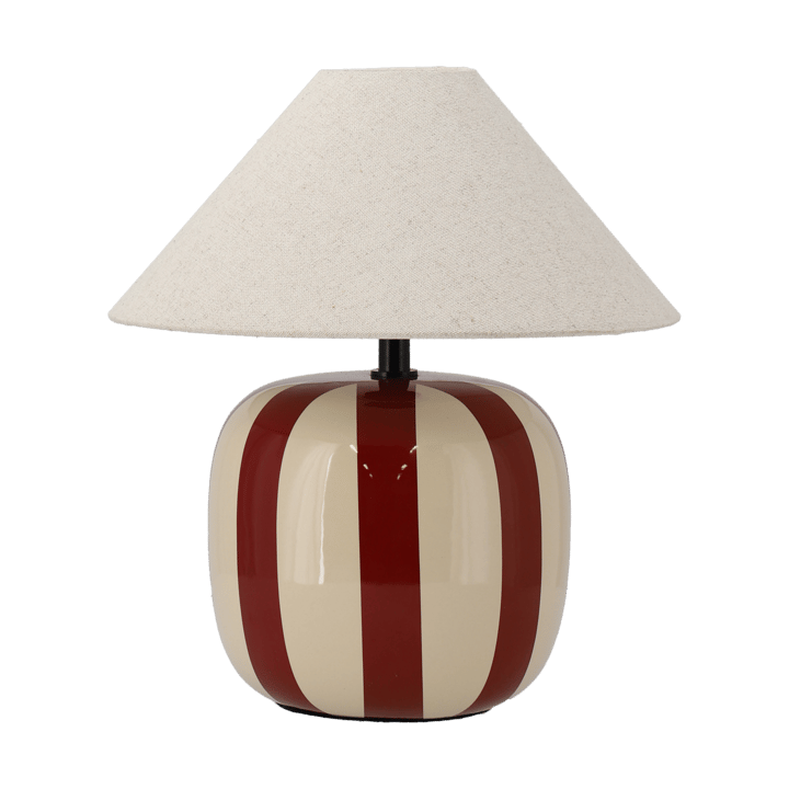 Lámpara de mesa Alvar 31 cm - Rojo óxido - Scandi Living