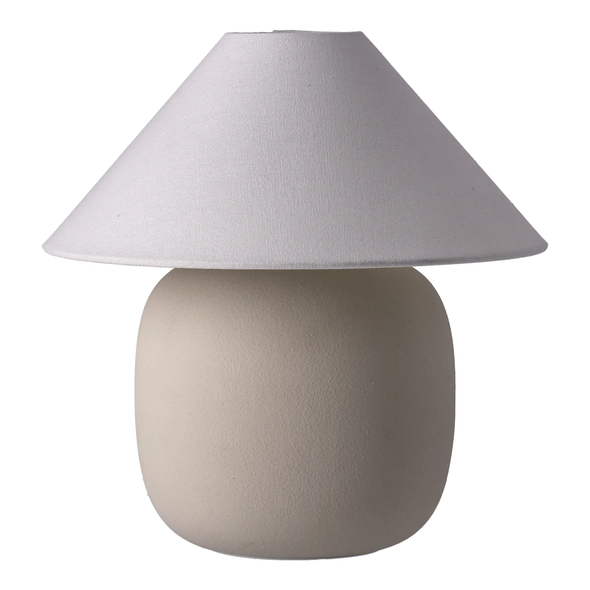 Lámpara de mesa Boulder 29 cm beige-white,  Scandi Living