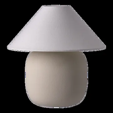 Lámpara de mesa Boulder 29 cm beige-white - Scandi Living