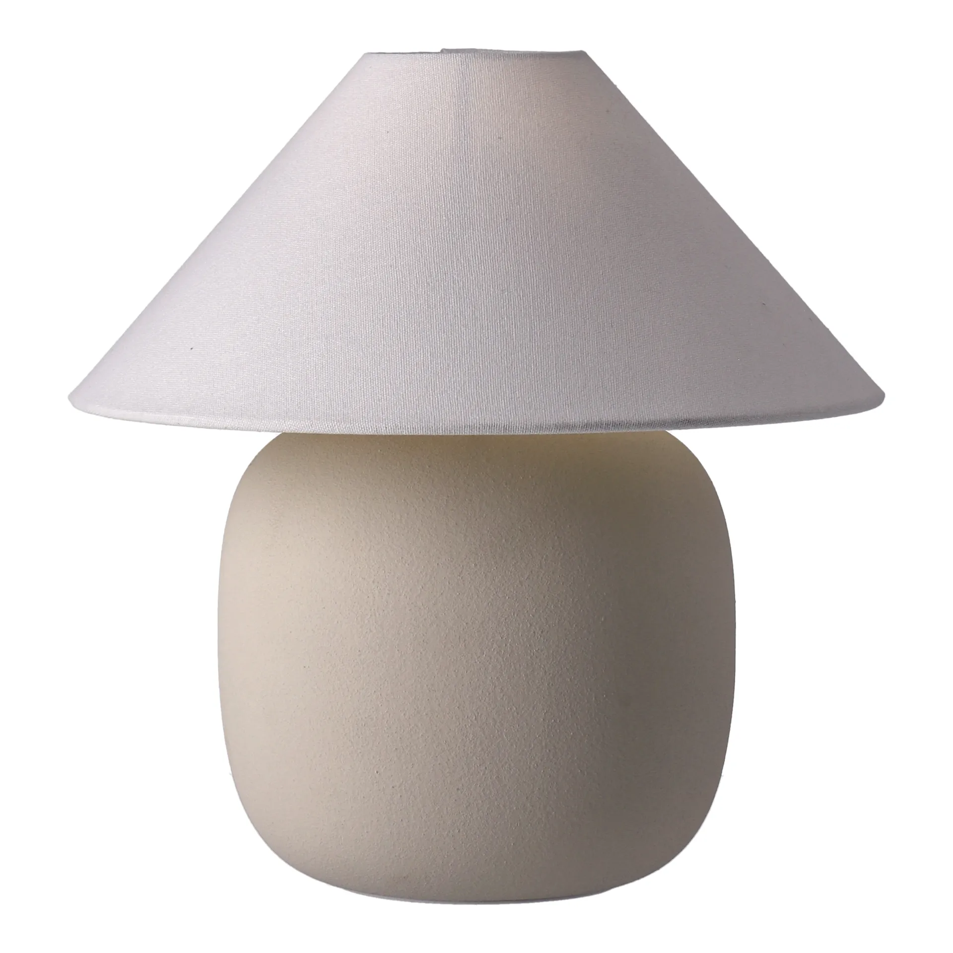 Lámpara de mesa Boulder 29 cm beige-white,  Scandi Living
