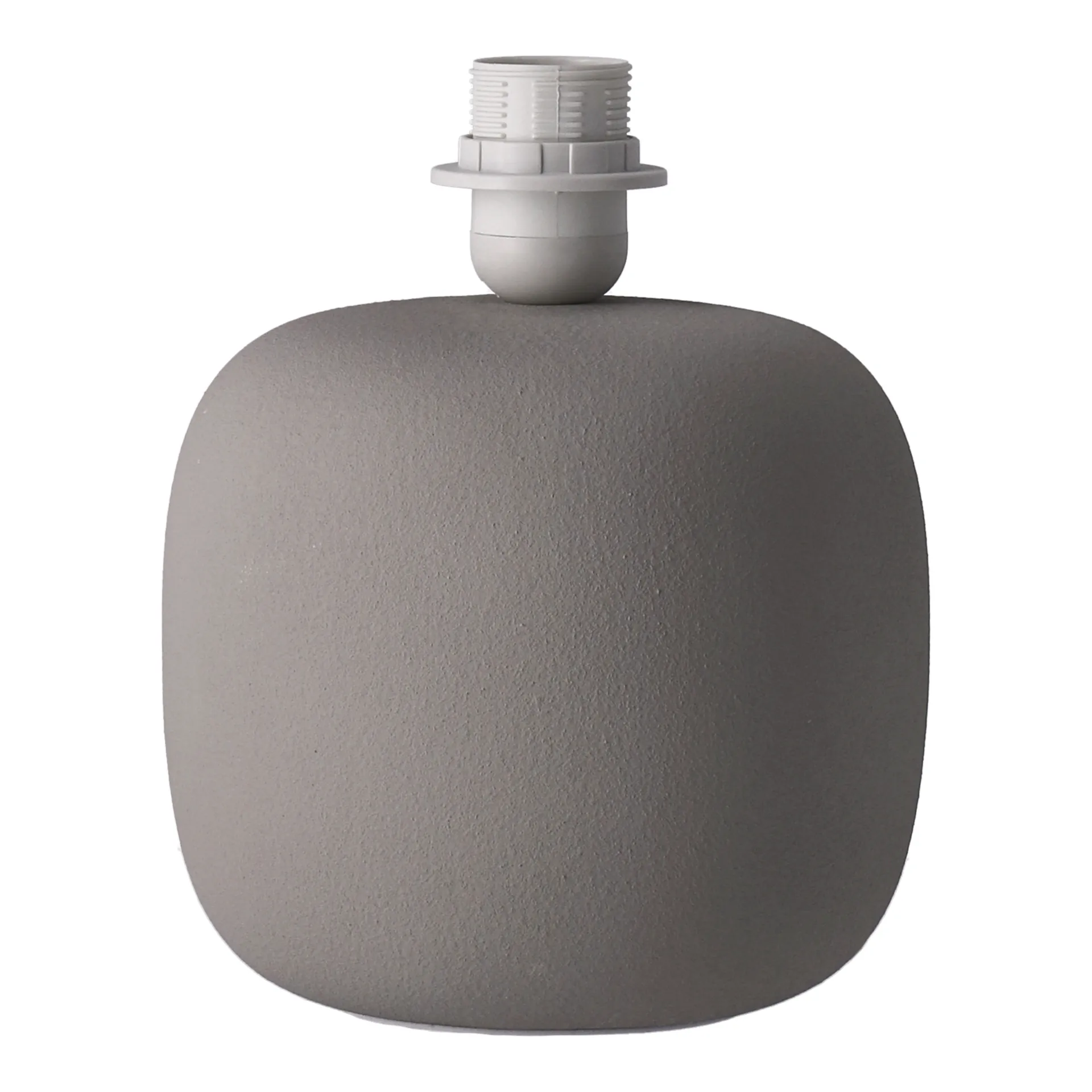 Lámpara de mesa Boulder 29 cm grey-pleated white,  Scandi Living