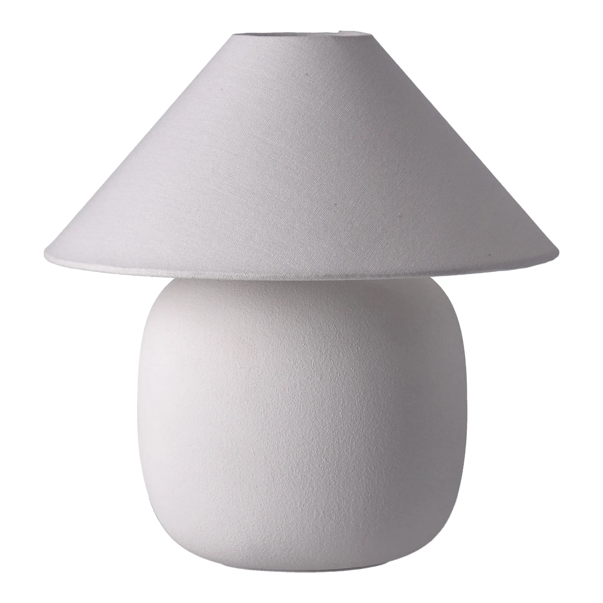 Lámpara de mesa Boulder 29 cm white-white,  Scandi Living