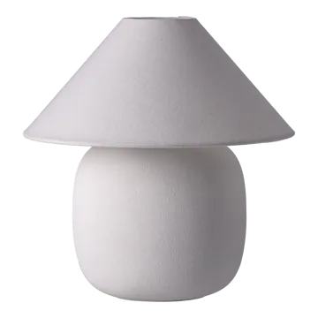 Lámpara de mesa Boulder 29 cm white-white - Scandi Living