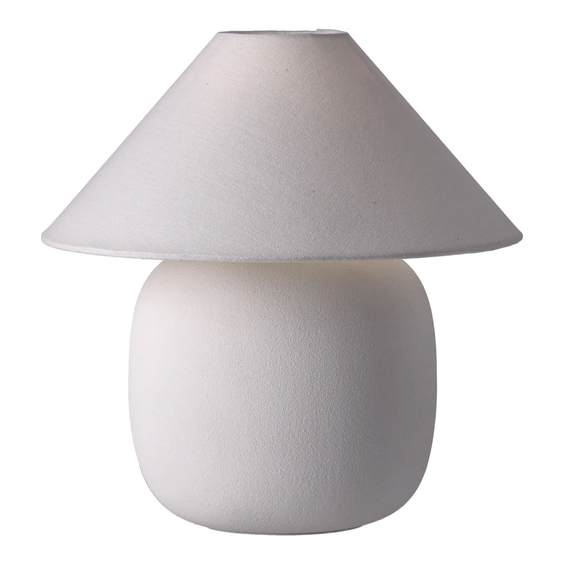 Lámpara de mesa Boulder 29 cm white-white,  Scandi Living