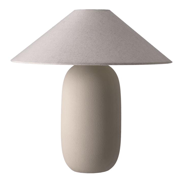 Lámpara de mesa Boulder 48 cm beige-nature - Pie de lámpara - Scandi Living
