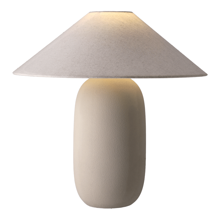 Lámpara de mesa Boulder 48 cm beige-nature - Pie de lámpara - Scandi Living