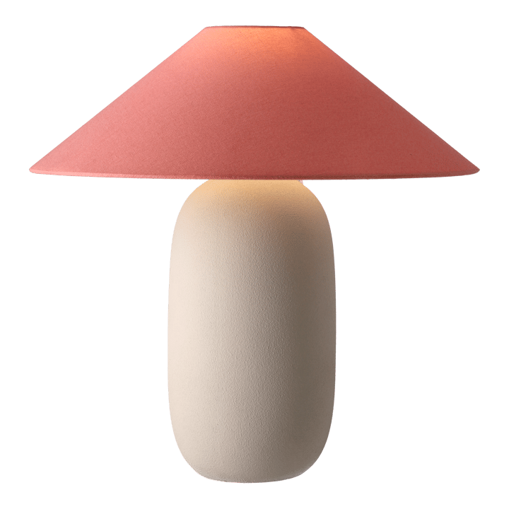 Lámpara de mesa Boulder 48 cm beige-peach Scandi Living