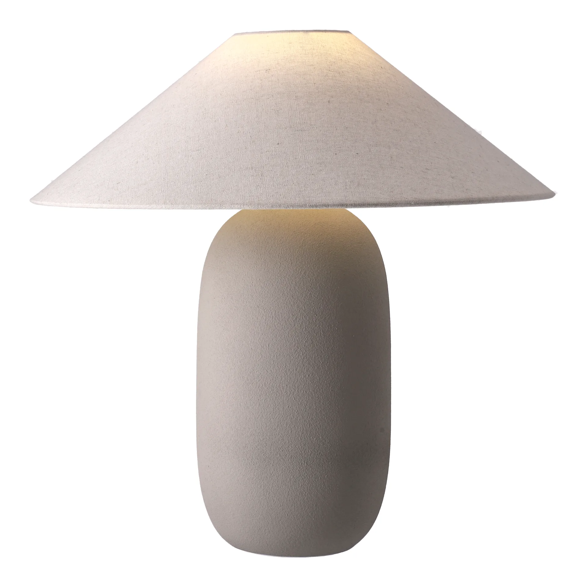 Lámpara de mesa Boulder 48 cm grey-nature,  Scandi Living