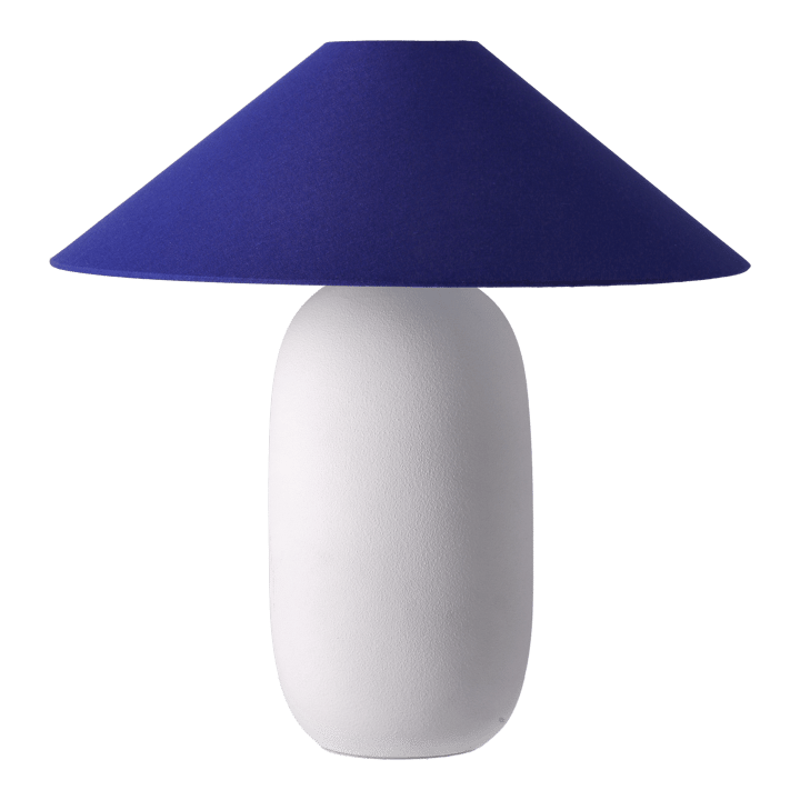 Lámpara de mesa Boulder 48 cm white-cobolt Scandi Living