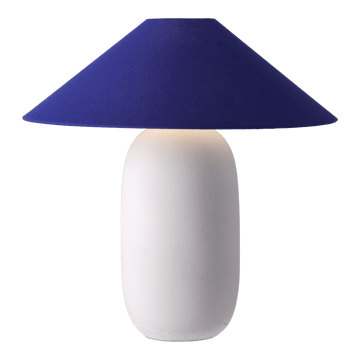 Lámpara de mesa Boulder 48 cm white-cobolt - undefined - Scandi Living