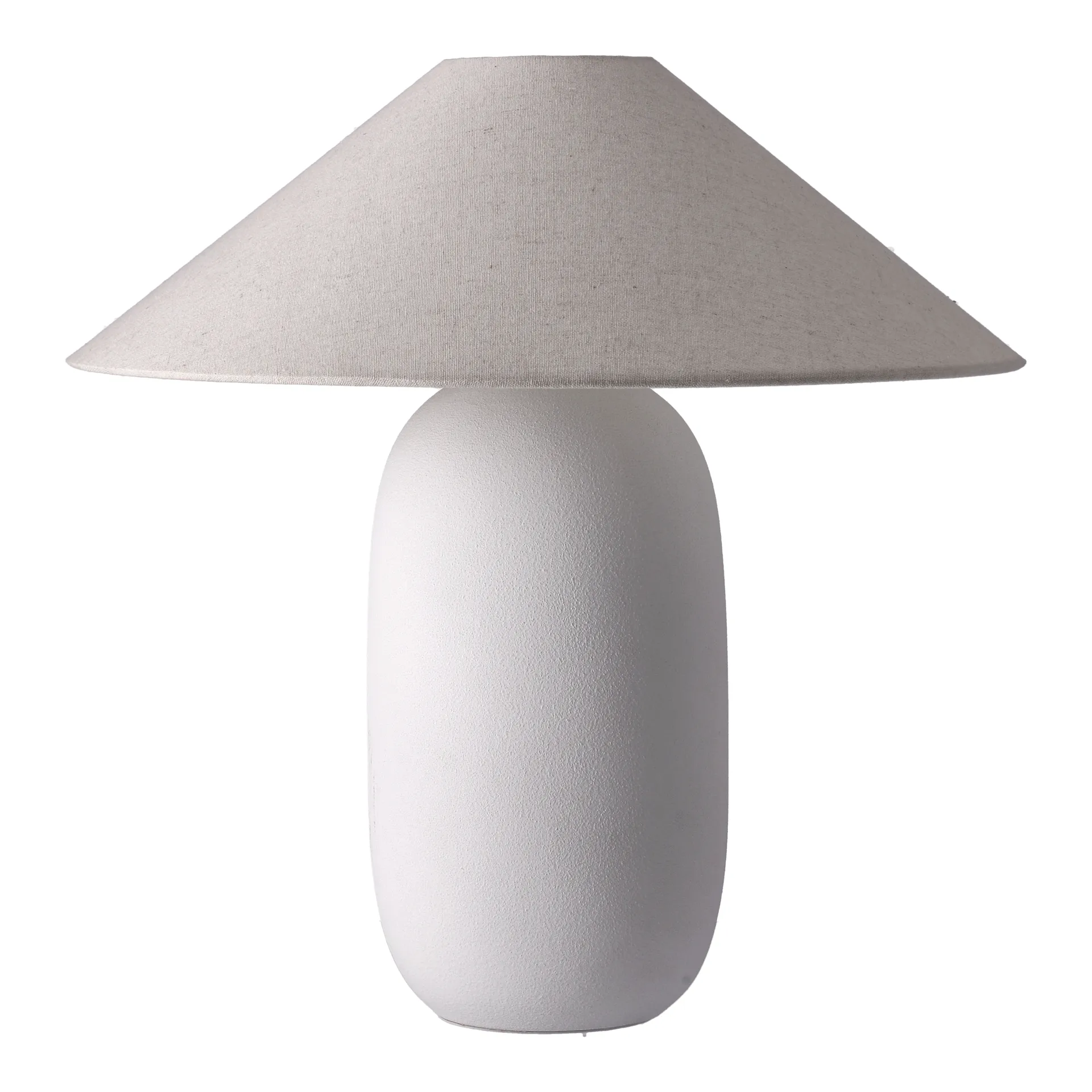 Lámpara de mesa Boulder 48 cm white-nature,  Scandi Living