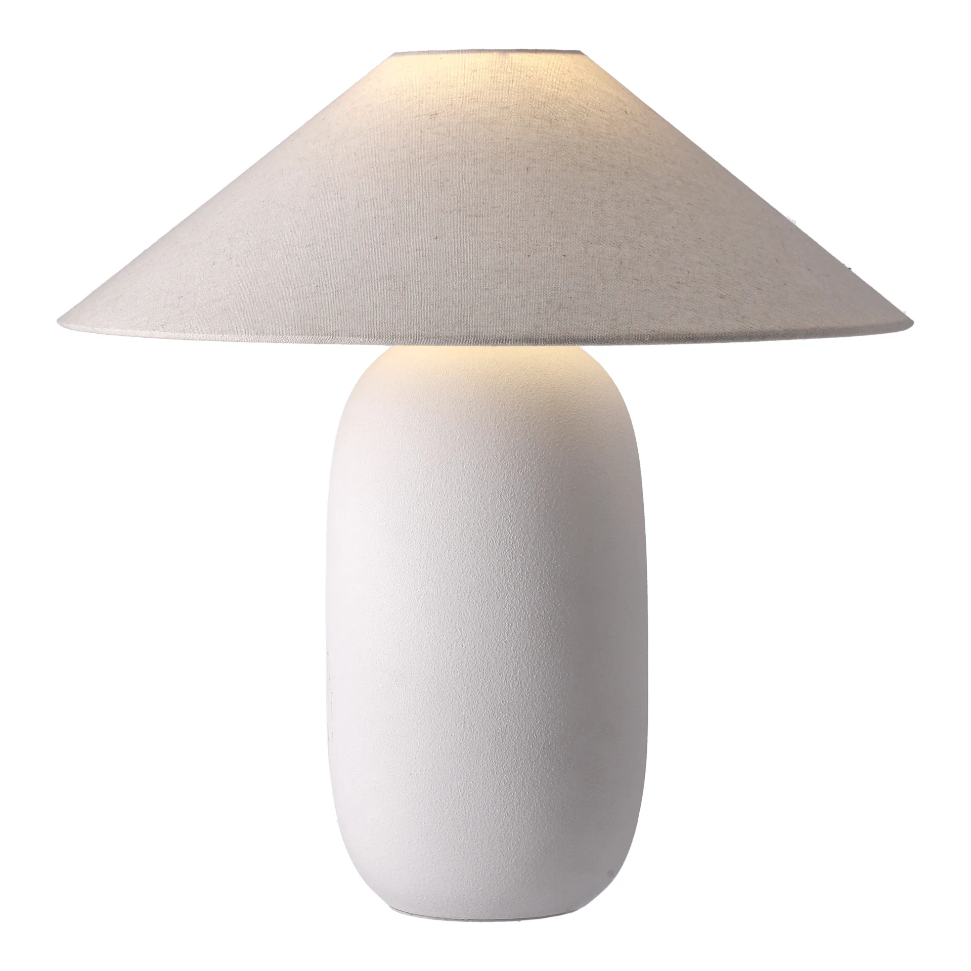 Lámpara de mesa Boulder 48 cm white-nature,  Scandi Living