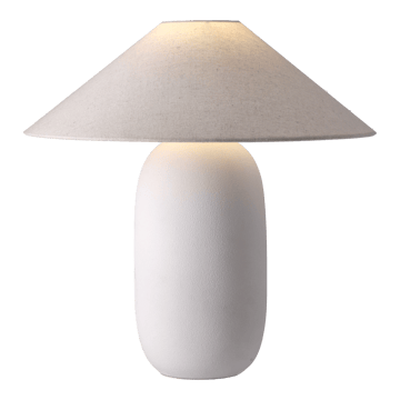 Lámpara de mesa Boulder 48 cm white-nature - Pie de lámpara - Scandi Living