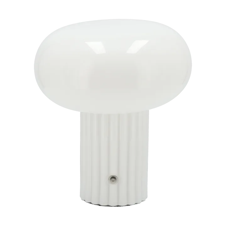 Lámpara de mesa Haven portátil 22 cm - Blanco - Scandi Living