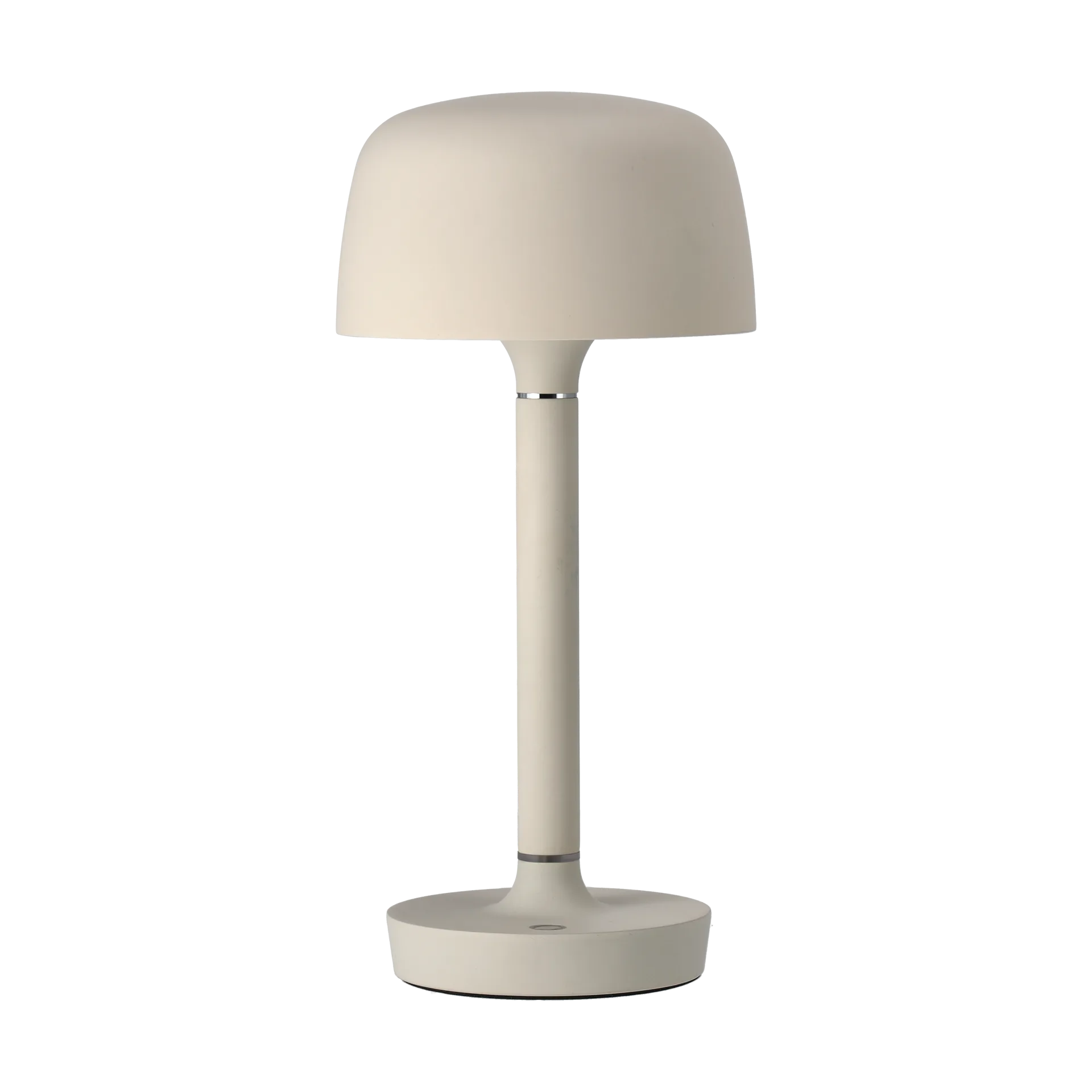 Lámpara de mesa portátil Halo 25,5 cm, Beige Scandi Living