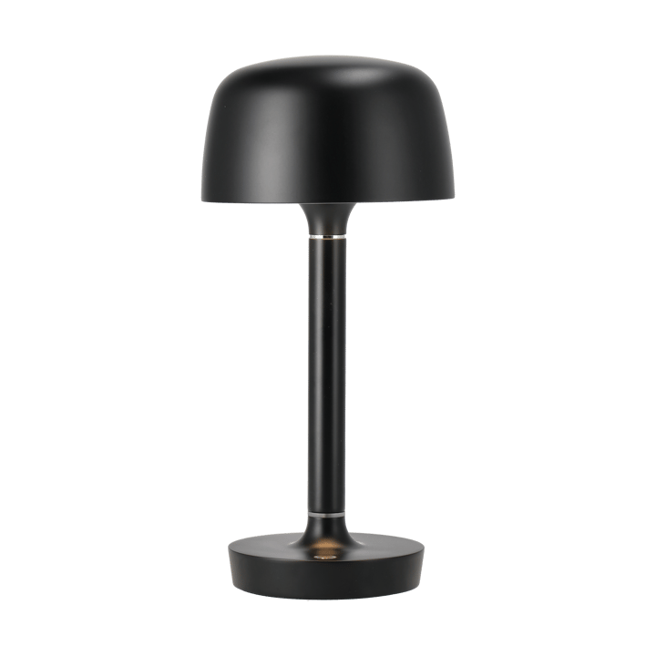 Lámpara de mesa portátil Halo 25,5 cm, Black Scandi Living