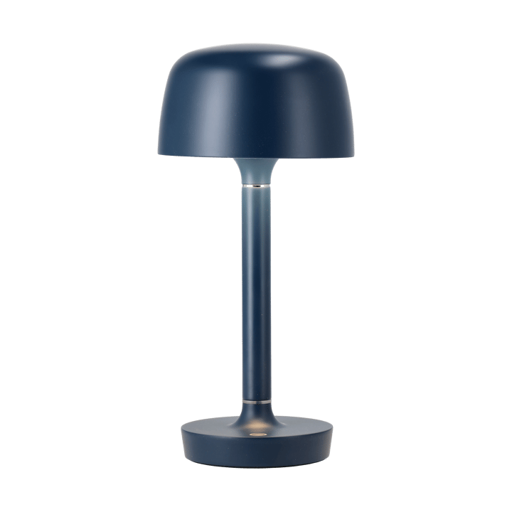 Lámpara de mesa portátil Halo 25,5 cm, Blue Scandi Living