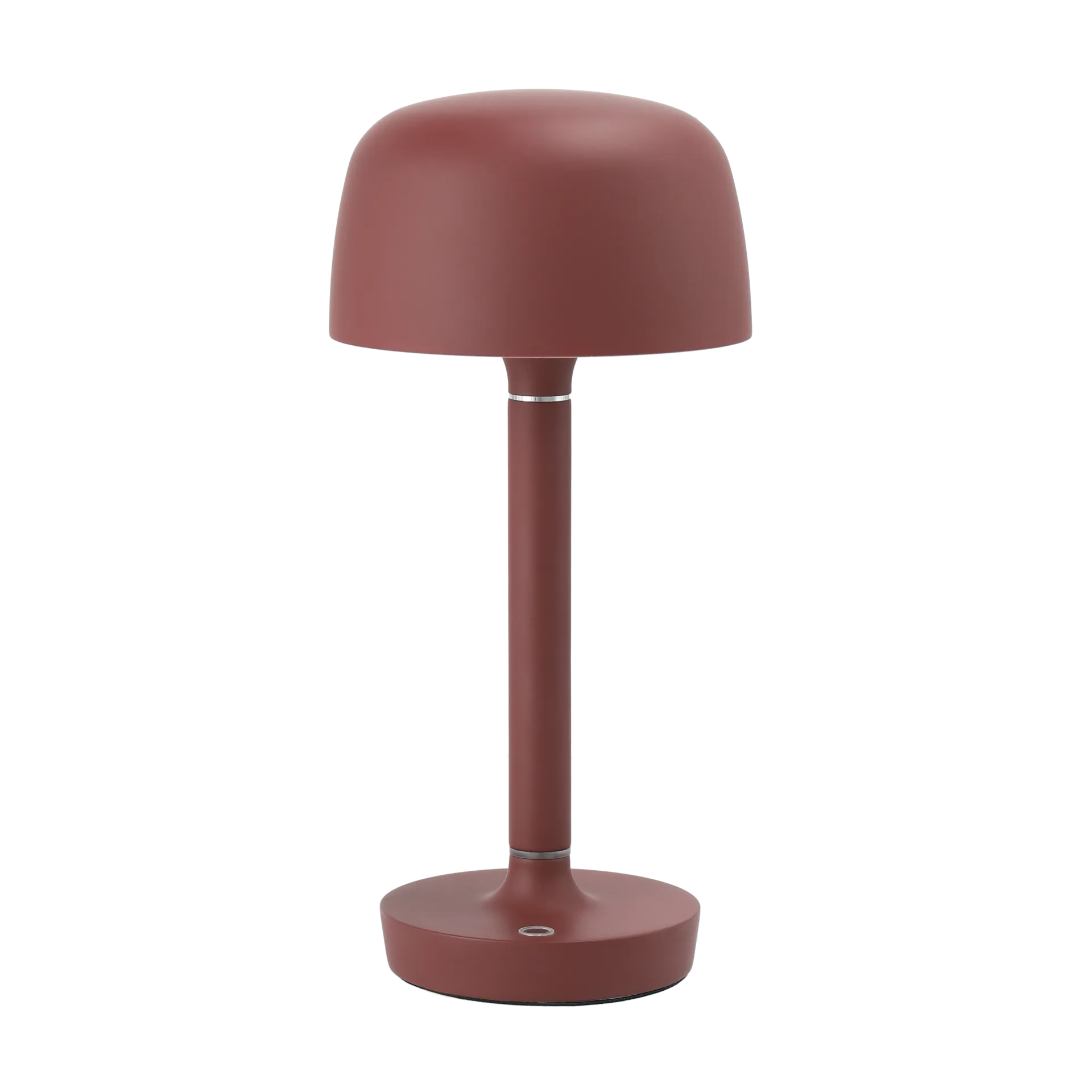Lámpara de mesa portátil Halo 25,5 cm, Burgundy Scandi Living