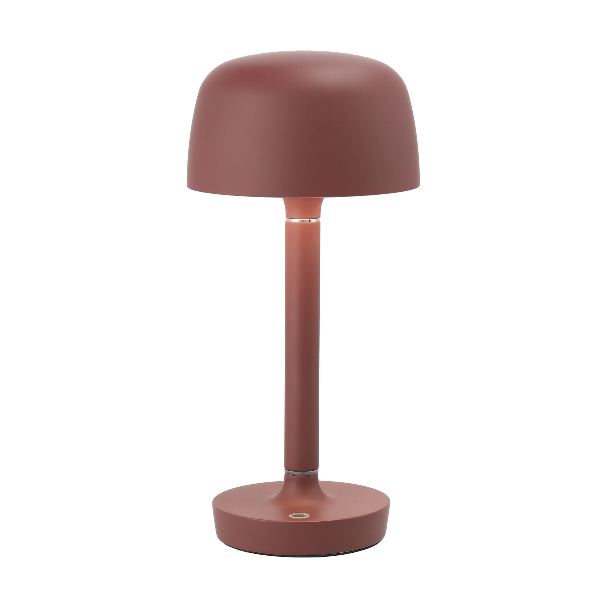 Lámpara de mesa portátil Halo 25,5 cm, Burgundy Scandi Living