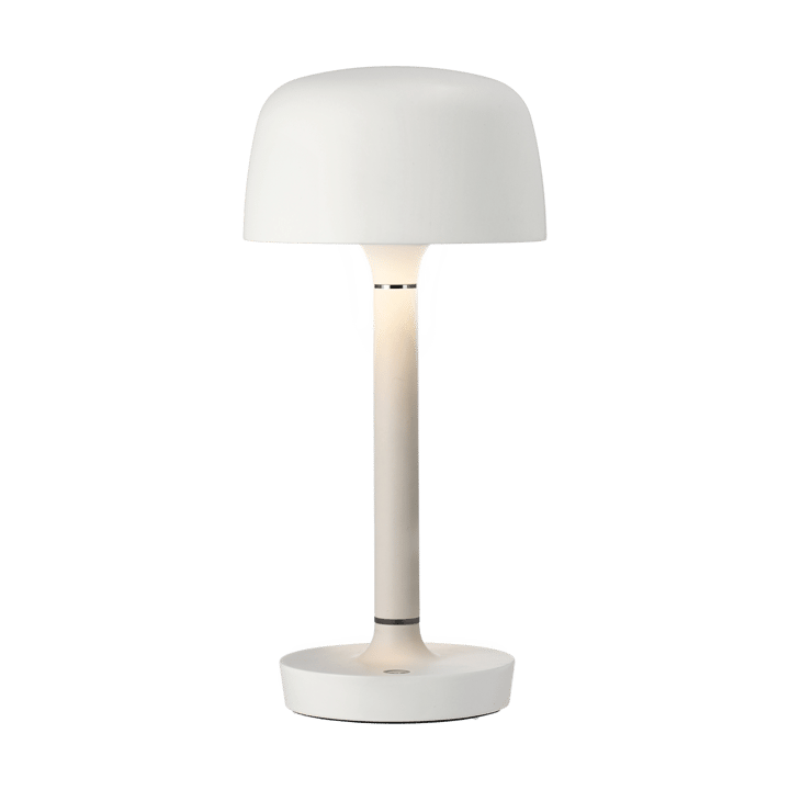 Lámpara de mesa portátil Halo 25,5 cm, White Scandi Living