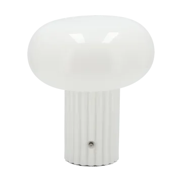 Lámpara de mesa portátil Haven 22 cm - Blanco - Scandi Living