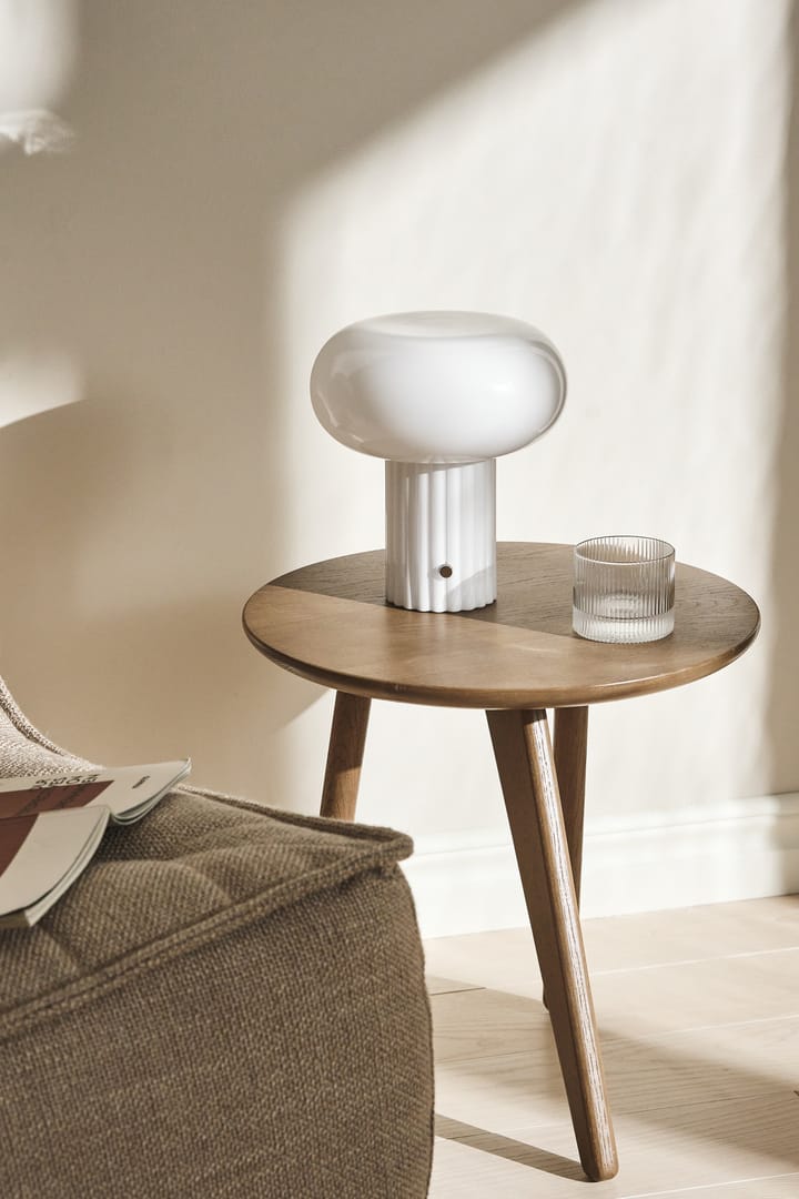 Lámpara de mesa portátil Haven 22 cm, Blanco Scandi Living