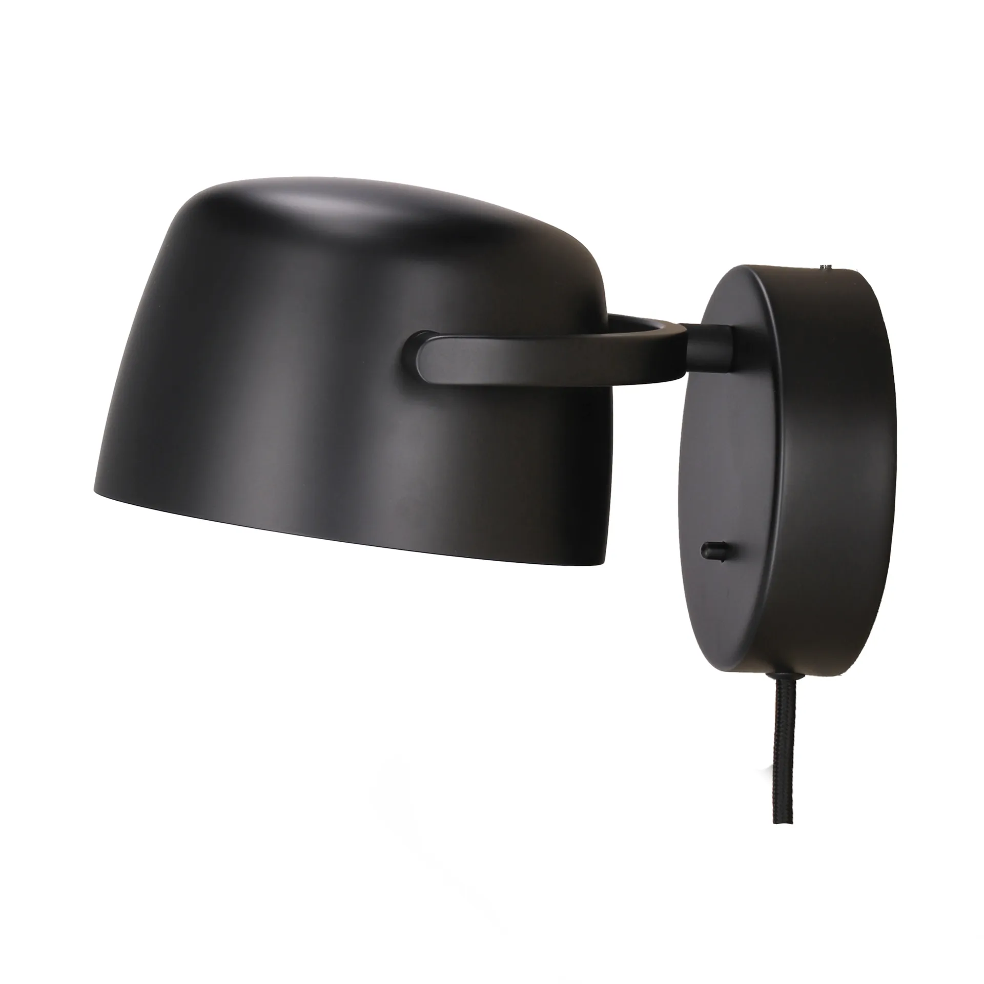 Lámpara de pared Halo Ø16 cm, Black Scandi Living