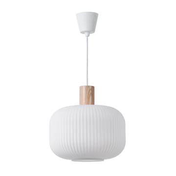Lámpara de techo Fair Ø30 cm - Vidrio escarchado-fresno - Scandi Living