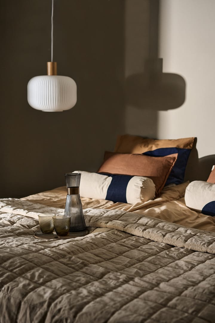 Lámpara de techo Fair Ø30 cm, Vidrio escarchado-fresno Scandi Living