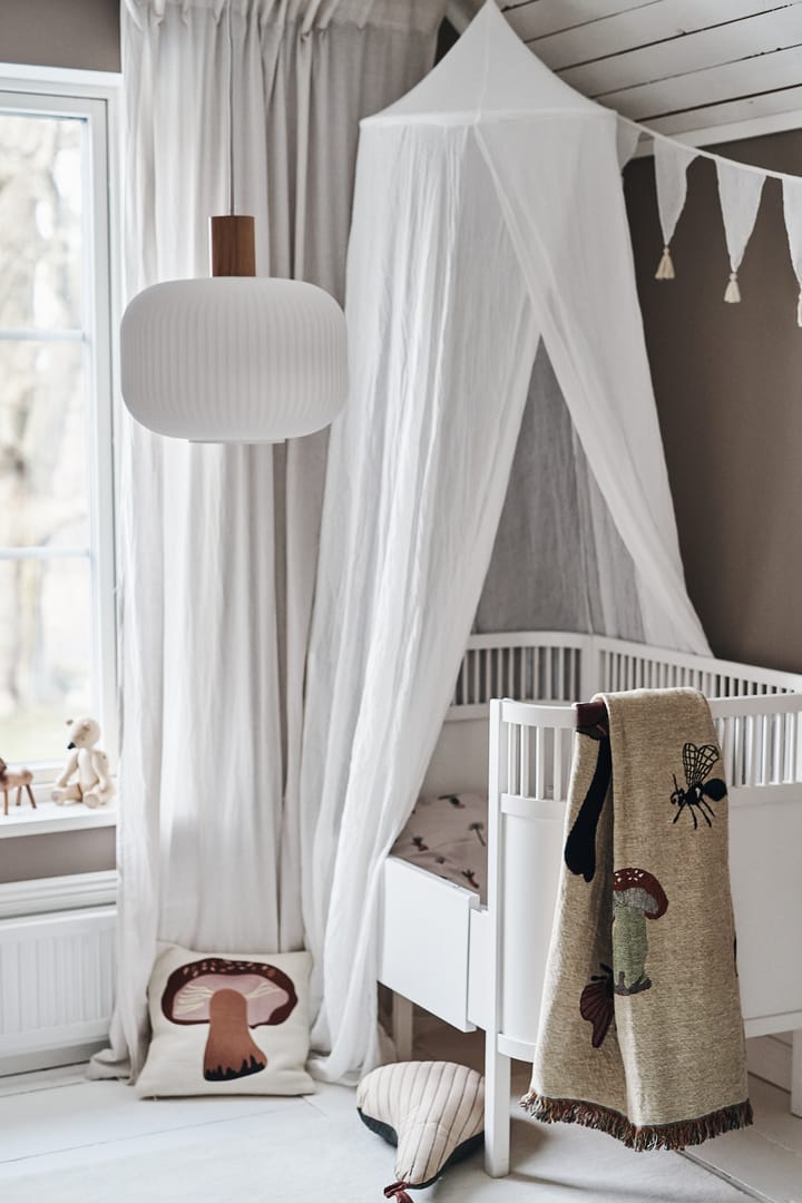 Lámpara de techo Fair Ø30 cm - Vidrio escarchado-fresno - Scandi Living