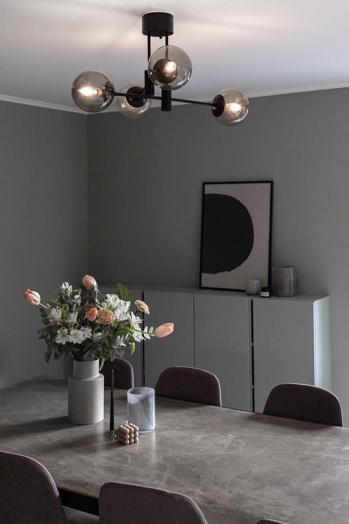 Lámpara de techo Solar negro 73 cm, gris humo Scandi Living