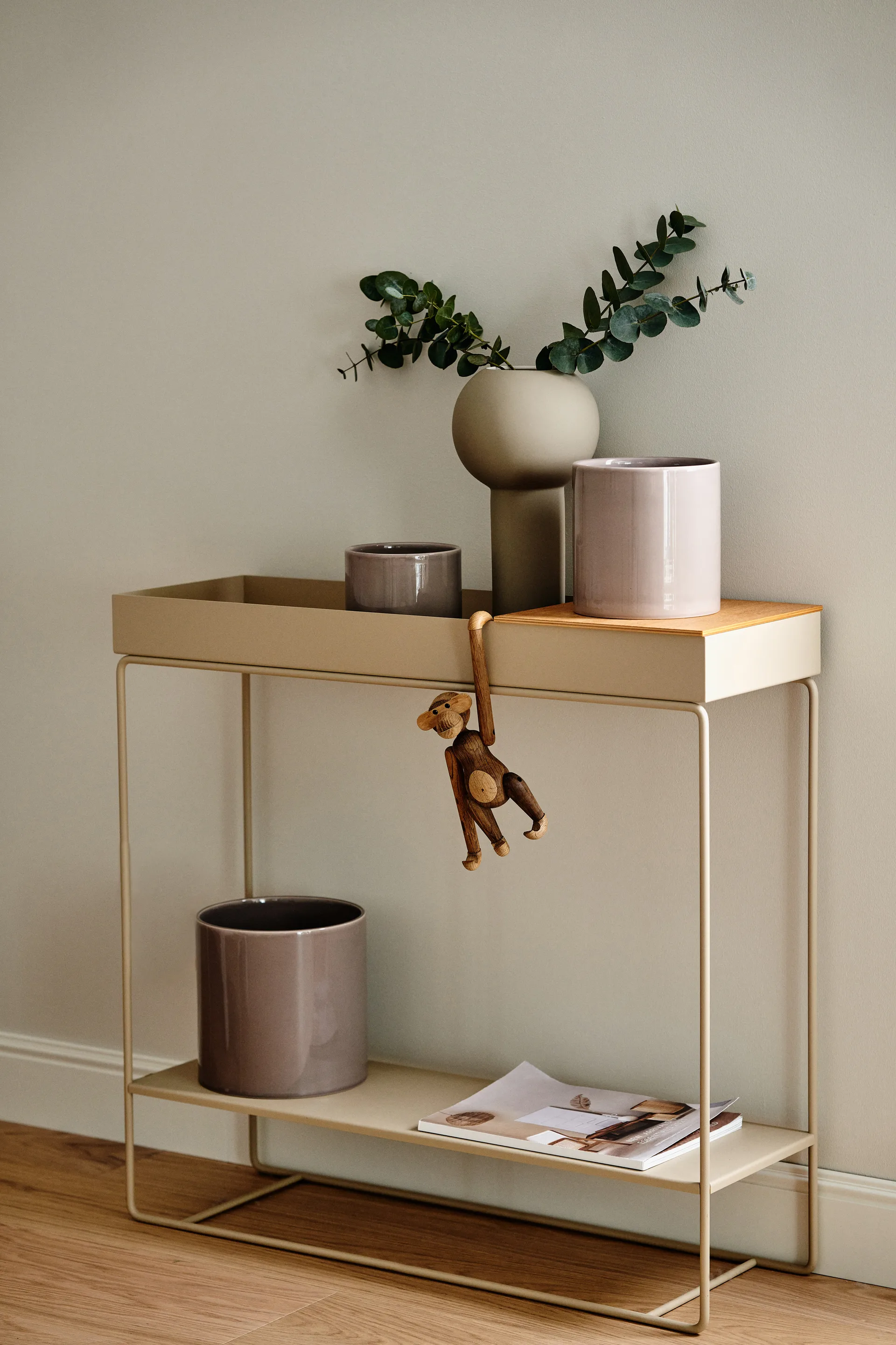 Maceta Sleek Ø12 cm, Beige Scandi Living