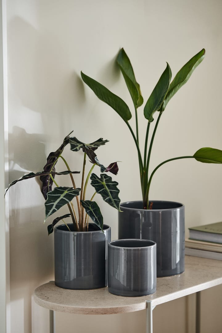 Maceta Sleek Ø15 cm, Carbón Scandi Living