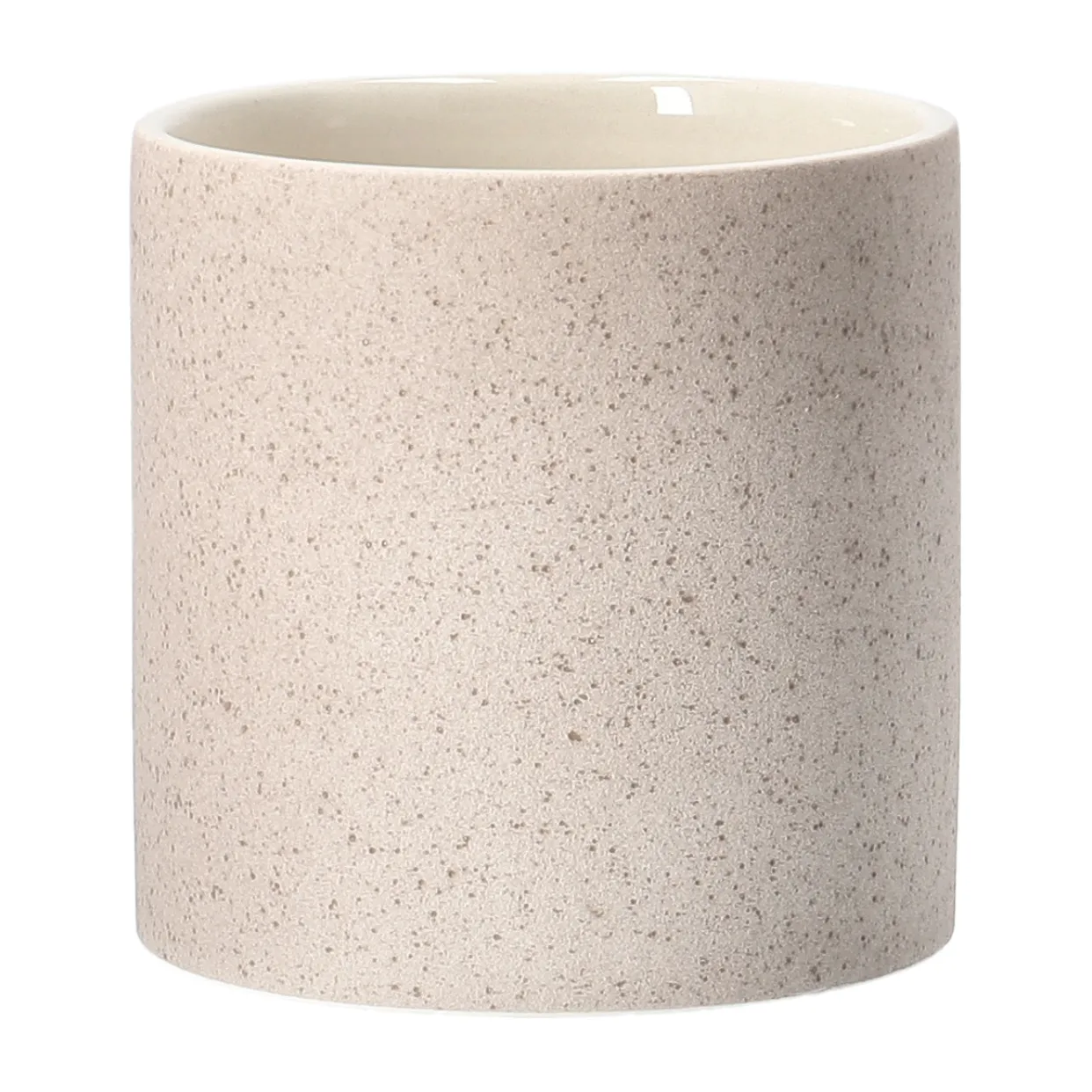 Maceta Speckled Ø12 cm, Beige Scandi Living