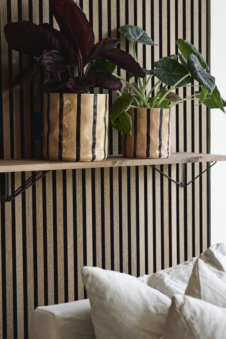 Maceta Thrive Ø16 cm, Beige-negro Scandi Living