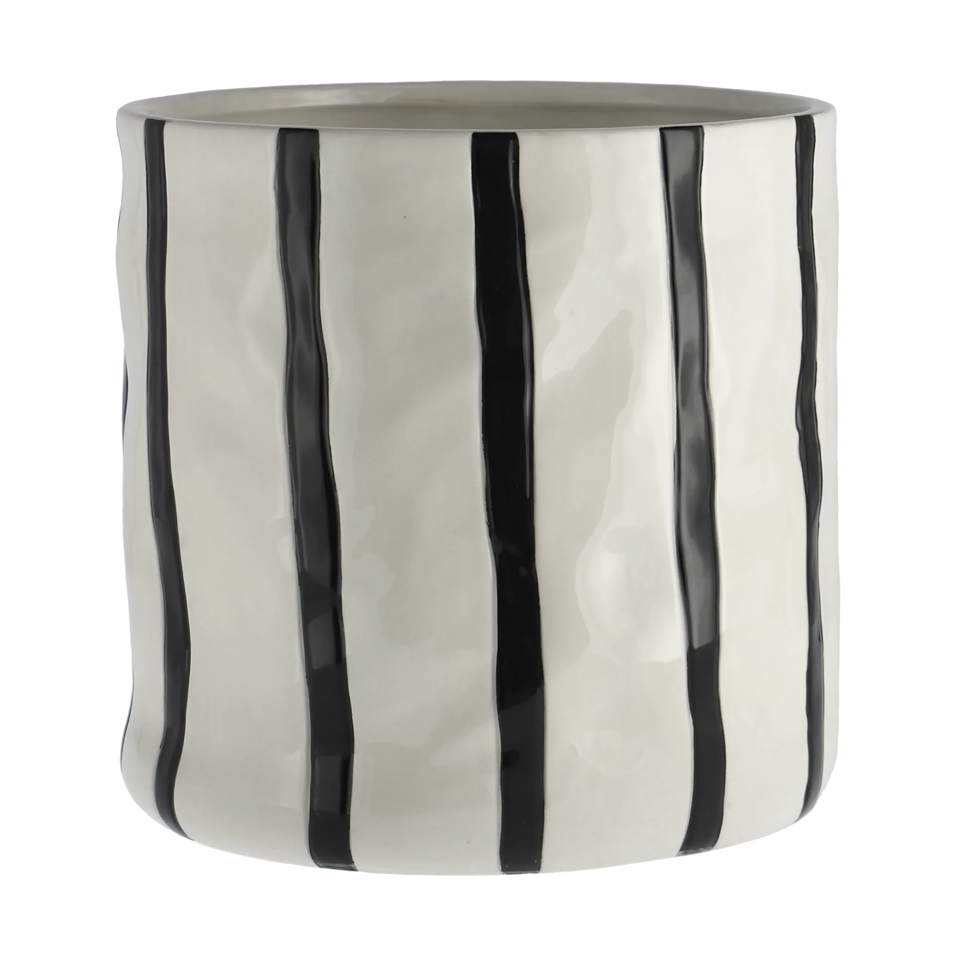 Maceta Thrive Ø20 cm, Blanco-negro Scandi Living