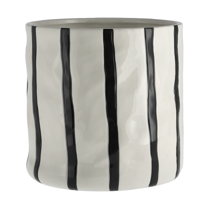 Maceta Thrive Ø20 cm - Blanco-negro - Scandi Living