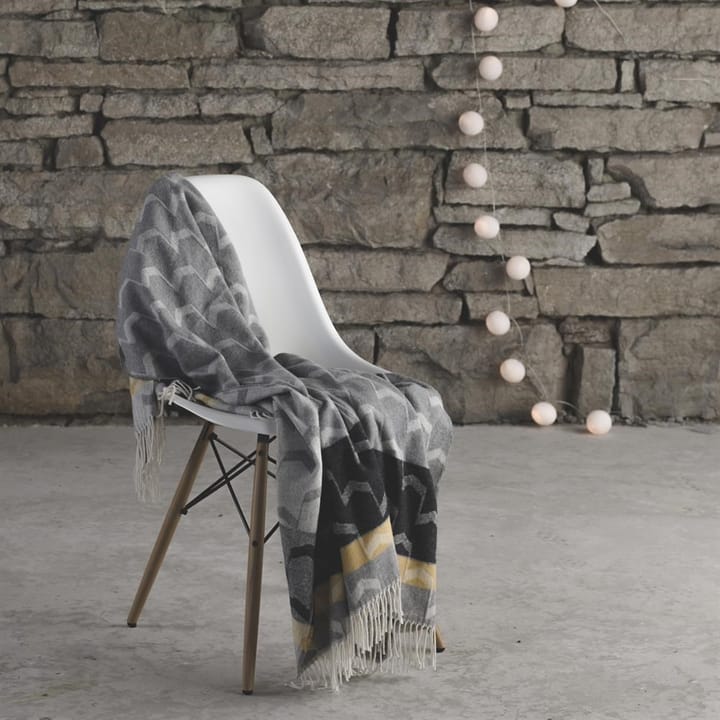 Manta algodón Arrow, Mustard Scandi Living