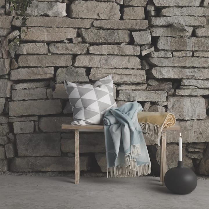 Manta algodón Rime, Mustard Scandi Living