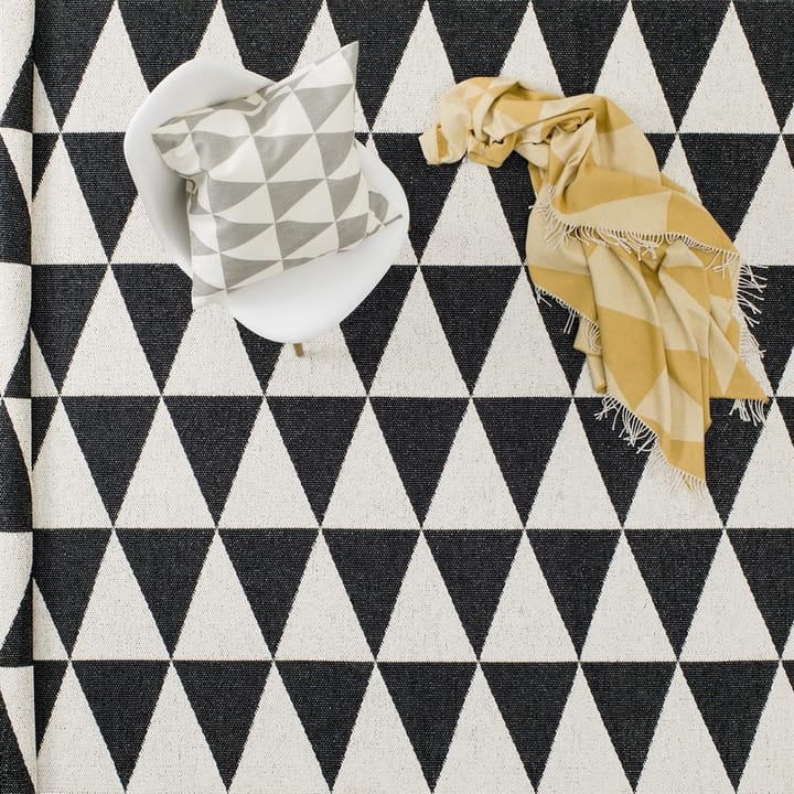 Manta algodón Rime, Mustard Scandi Living