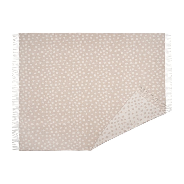 Manta de algodón Droplets 130x185 cm, Beige Scandi Living