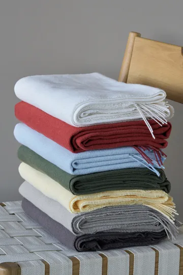 Manta de algodón Loom 125x170 cm - Crema  - Scandi Living