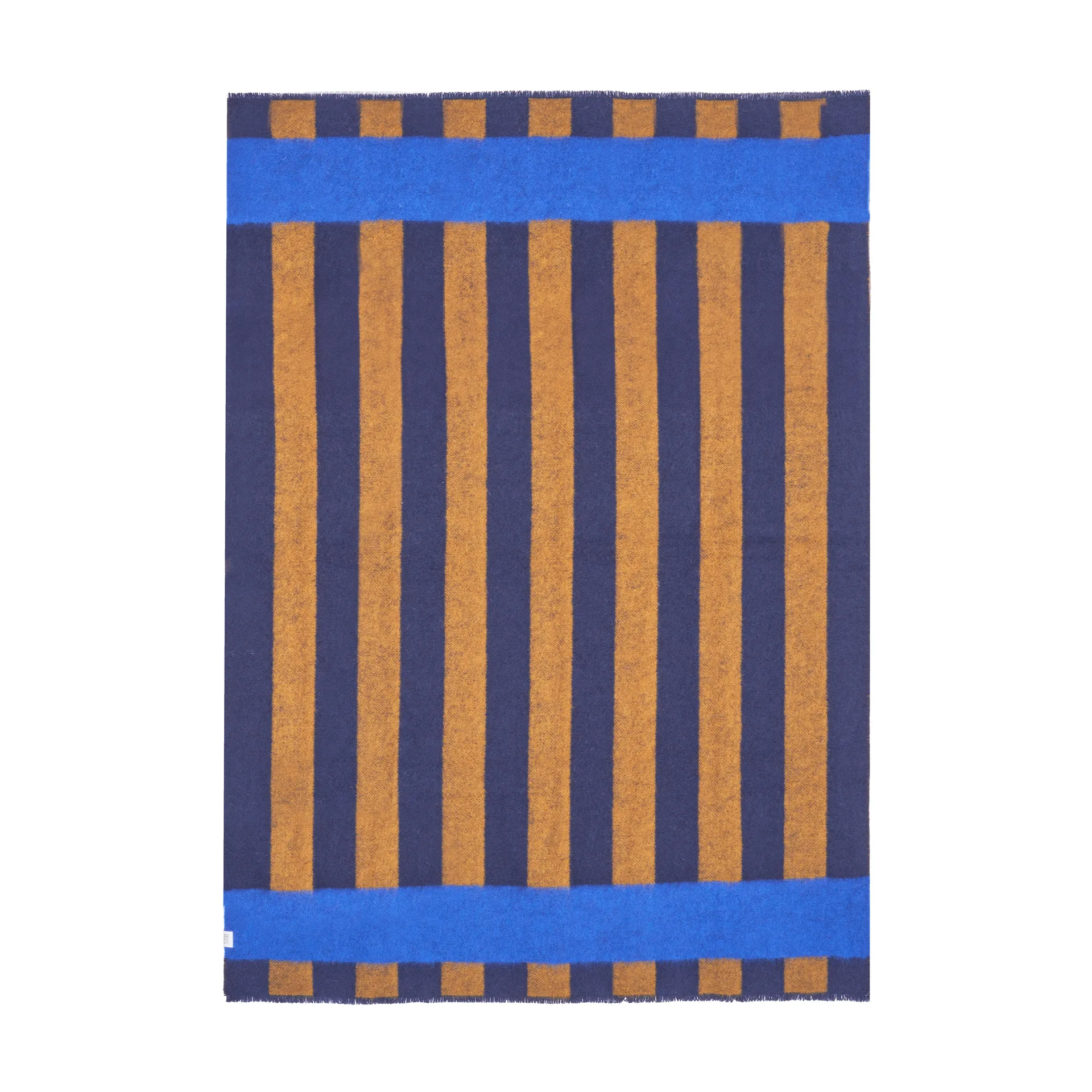 Manta de lana Aisles 130x180 cm, Azul Scandi Living