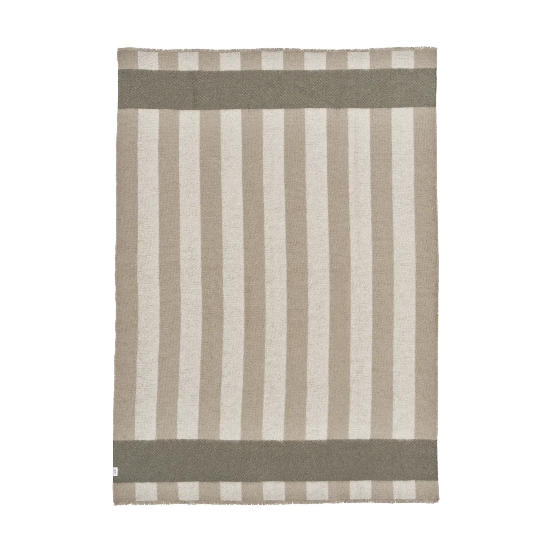 Manta de lana Aisles 130x180 cm, Beige Scandi Living