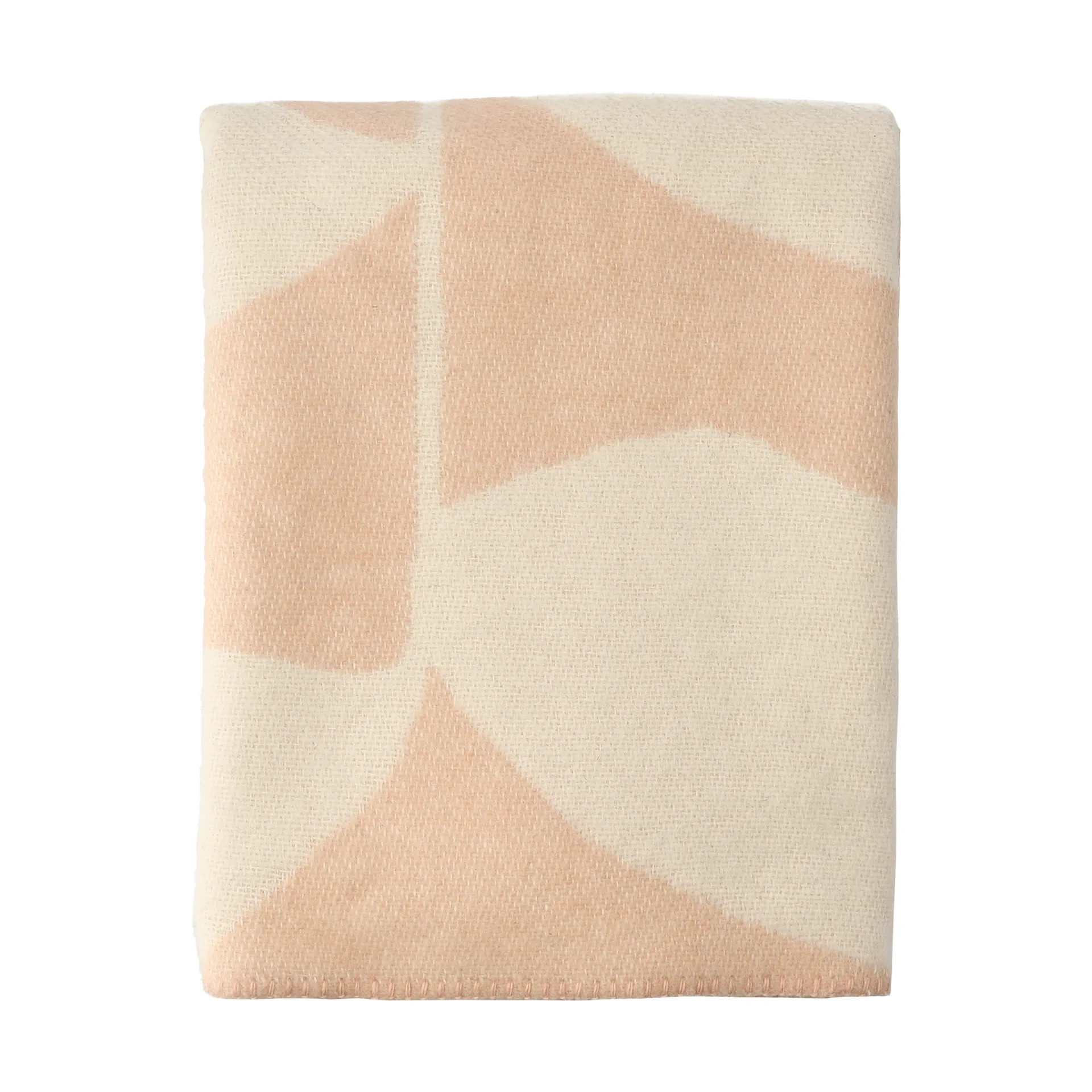 Manta de lana Leaf 130x180 cm, Peach Scandi Living