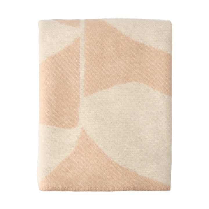 Manta de lana Leaf 130x180 cm - Peach - Scandi Living