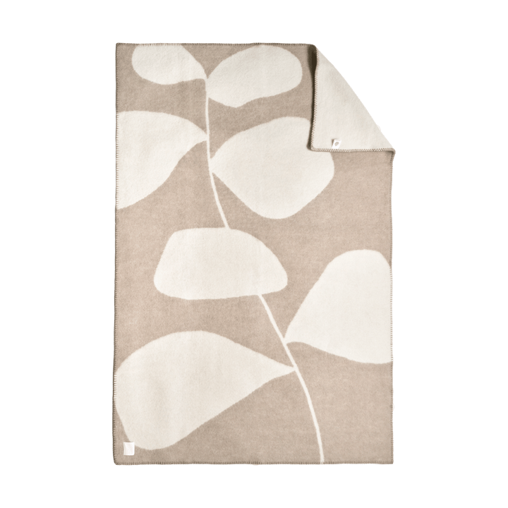 Manta de lana Leaf 130x180 cm, Topo Scandi Living
